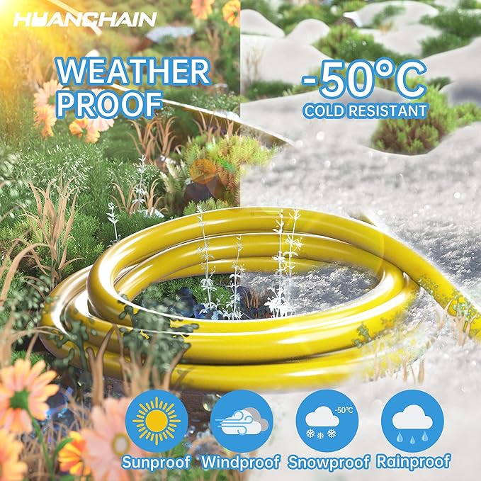 HUANCHAIN Outdoor Extension Cord 100 ft Waterproof, 16/3 Gauge Flexible - Image 6