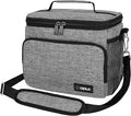 opux Insulated Lunch Bag for Men Women, Soft Lunch Box for Office Work School by OPUX