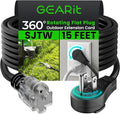 GEARit 360 Rotating Plug Indoor Outdoor Extension Cord Waterproof 15ft by GEARit