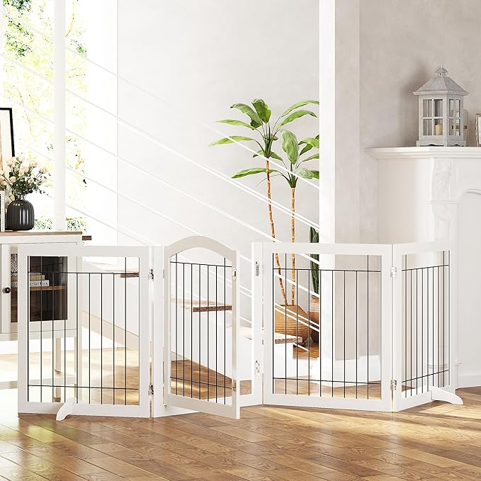 SPIRICH 96-inch Extra Wide 30-inches Tall Dog Gate - Image 4