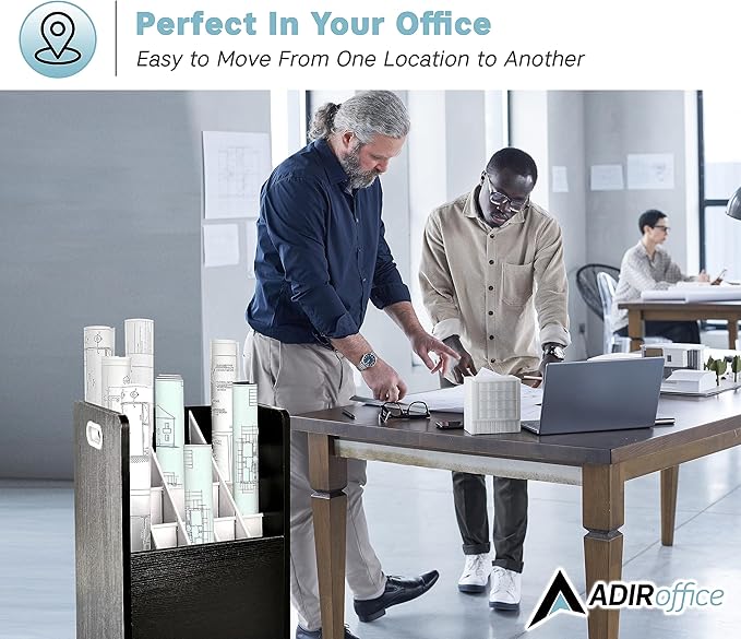 AdirOffice Adir Blue Print Storage Organizer - Image 8