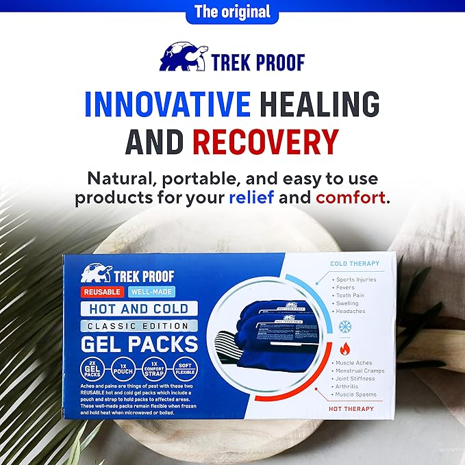 Ice Packs for Injuries Reusable – Hot and Cold Ice Pack Therapy Gel Wrap - Image 8