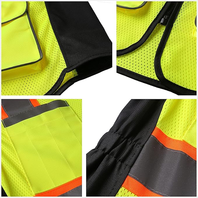 Safety Vest for women, Hi vis Reflective Lady Work vest - Image 7