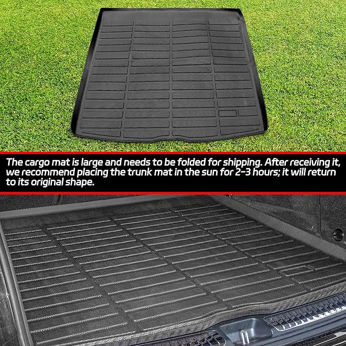 Cargo Liner Compatible with 2015-2024 Ford Edge Cargo Mat，All Weather - Image 3