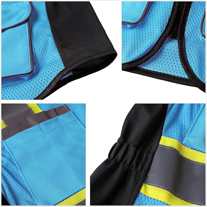 Safety Vest for women, Hi vis Reflective Lady Work vest - Image 7