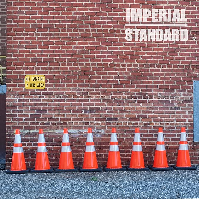 Traffic Cones - Safety Cones - 28" Orange Cones - Construction Cones - Road - Image 6